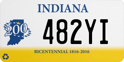 IN license plate 482YI