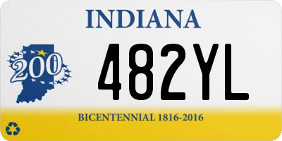 IN license plate 482YL