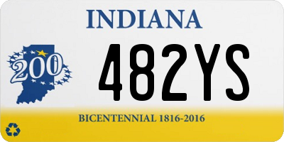 IN license plate 482YS