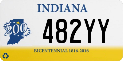 IN license plate 482YY