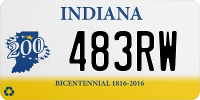 IN license plate 483RW