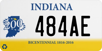 IN license plate 484AE