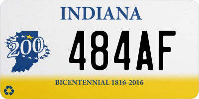 IN license plate 484AF