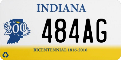 IN license plate 484AG