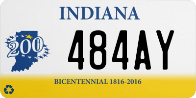 IN license plate 484AY