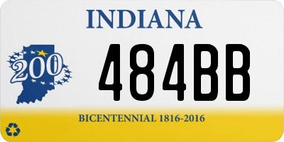 IN license plate 484BB