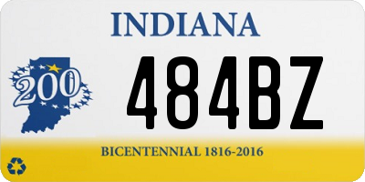 IN license plate 484BZ