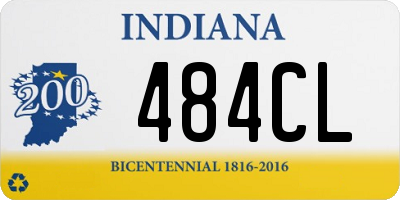 IN license plate 484CL