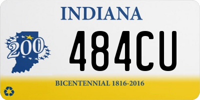 IN license plate 484CU