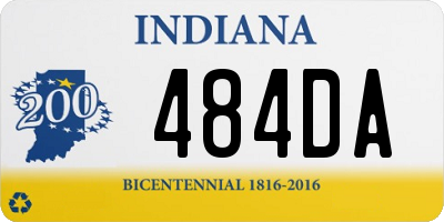 IN license plate 484DA