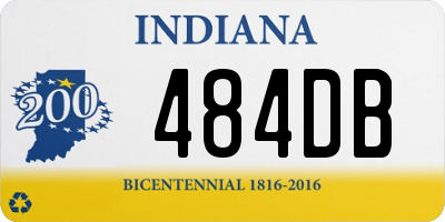 IN license plate 484DB