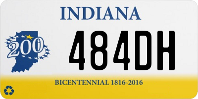 IN license plate 484DH