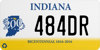 IN license plate 484DR