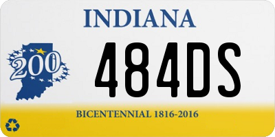 IN license plate 484DS