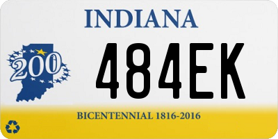 IN license plate 484EK