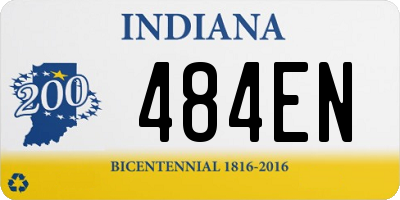 IN license plate 484EN