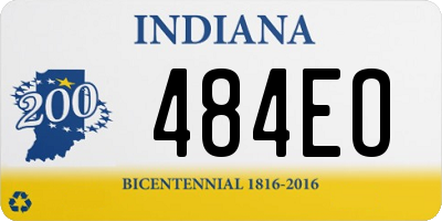 IN license plate 484EO