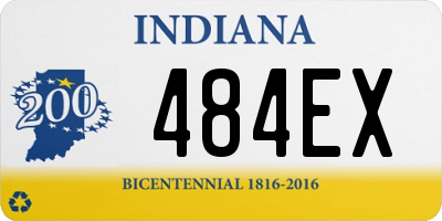 IN license plate 484EX