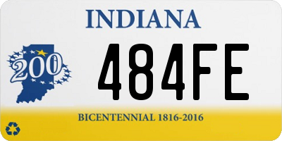 IN license plate 484FE