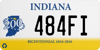 IN license plate 484FI