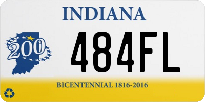 IN license plate 484FL