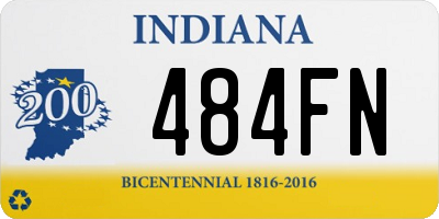 IN license plate 484FN