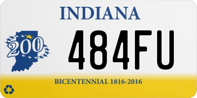 IN license plate 484FU