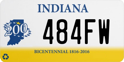 IN license plate 484FW