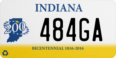 IN license plate 484GA