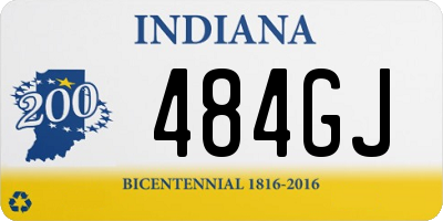 IN license plate 484GJ