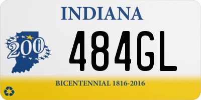 IN license plate 484GL