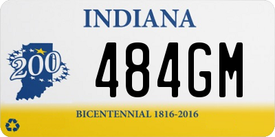 IN license plate 484GM