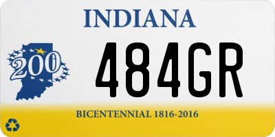 IN license plate 484GR