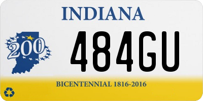 IN license plate 484GU