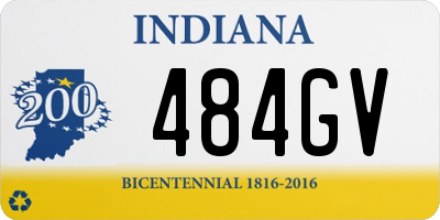 IN license plate 484GV