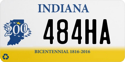 IN license plate 484HA