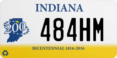 IN license plate 484HM