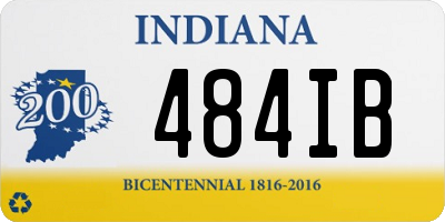 IN license plate 484IB