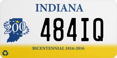 IN license plate 484IQ