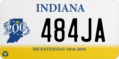 IN license plate 484JA