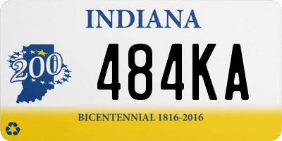 IN license plate 484KA