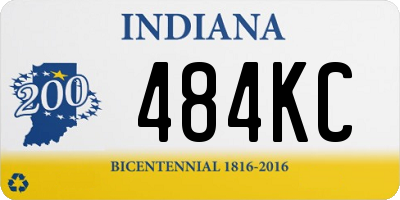 IN license plate 484KC