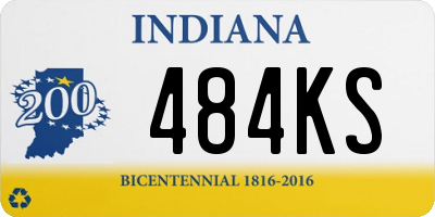 IN license plate 484KS