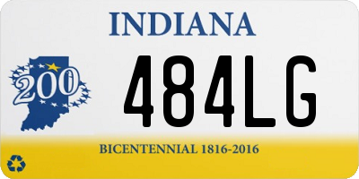 IN license plate 484LG