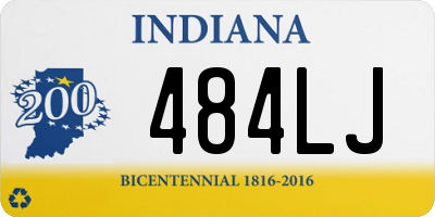 IN license plate 484LJ