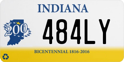 IN license plate 484LY