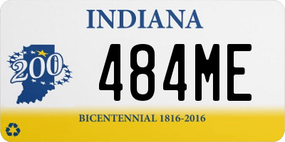 IN license plate 484ME