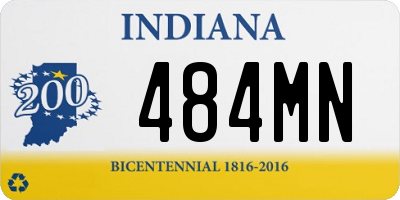 IN license plate 484MN