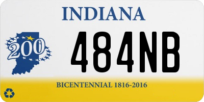 IN license plate 484NB