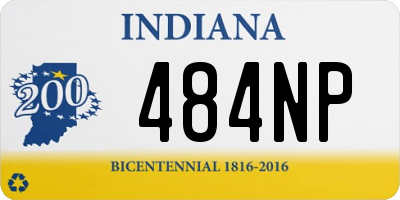 IN license plate 484NP